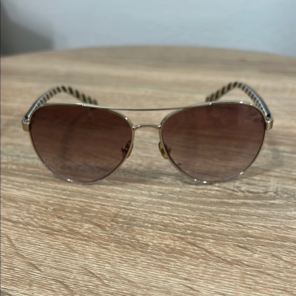 Kate Spade Brown Aviator Sunglasses With Case